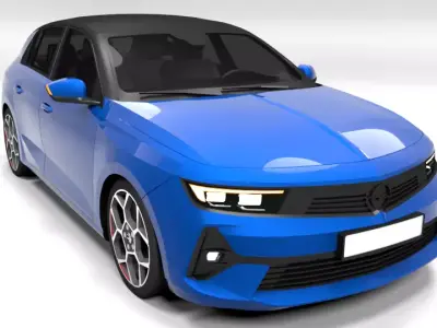 OPEL ASTRA 2023 Low-poly 3D model