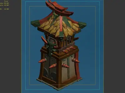 Game City - Station - Sentinel 35 3D model