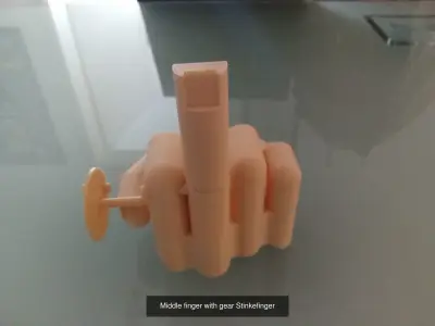 Middle finger collection  Stinkefinger Sammlung 3D Model Pack