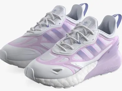 Adidas ZX 2K Boost Shoes 3D model