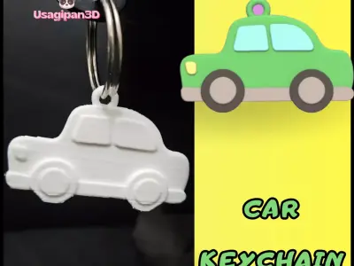 Car Keychain 3D print model