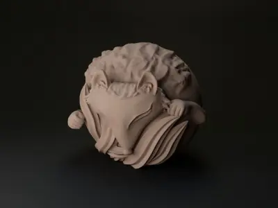 fox candel 3D print model