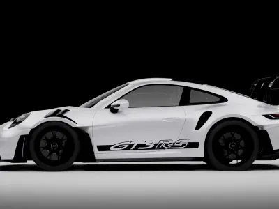 Porsche gt3rs 3D model