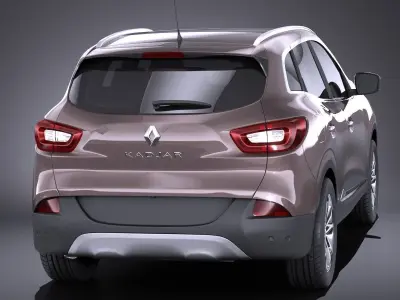 Renault Kadjar 2018 VRAY 3D model