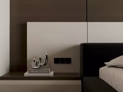 modern bedroom 3D model