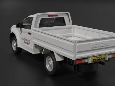 Isuzu D-Max SX Single Cabin 3D model