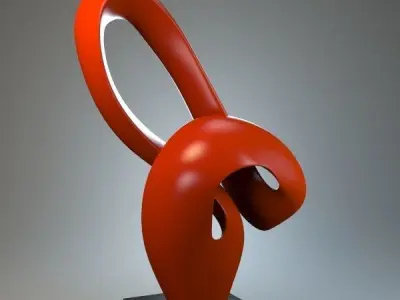 Sculpture Splash P 3D print model