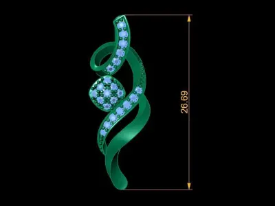 Stone Pendant 3D print model