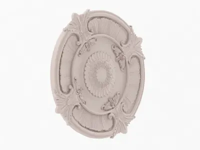 Classic Ceiling Medallion 37 3D model