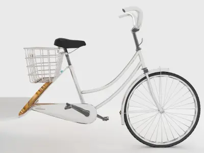 Bike Rickshaw 4 3D model