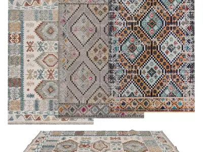 Rugs No 972 Low-poly 3D model