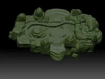 Koi Pond 3D print model