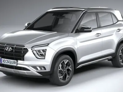 Hyundai Creta 2021 3D model