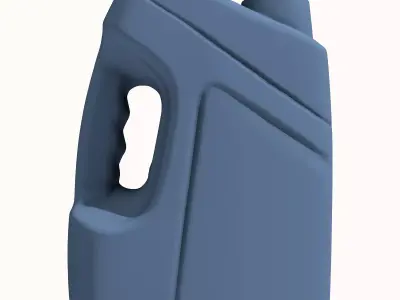 Motor oil plastic container 3D print model