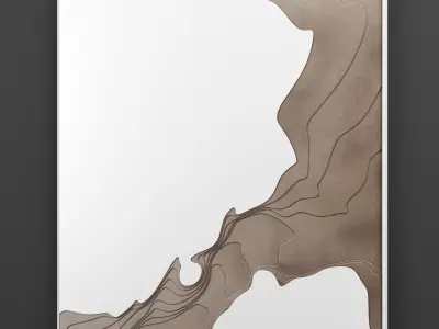 Contour In Acrylic and Bronze by Petr Weigl 3D model