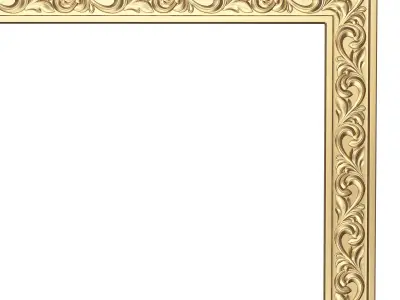 Classic Frame 022 Low-poly 3D model