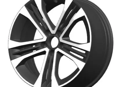 BQ 18in Rim 3D model