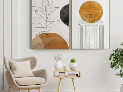 Photo Frame 129 Low-poly 3D model