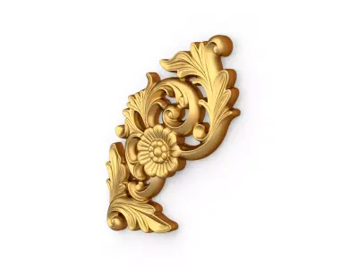 Decorative Classic Corner Element 01 3D print model