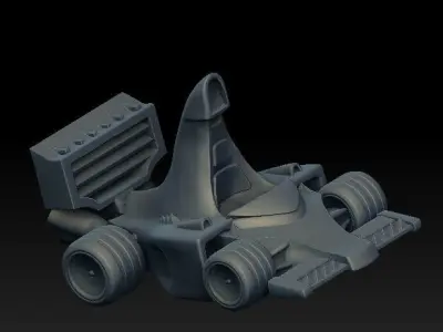 Race cars 3D print model