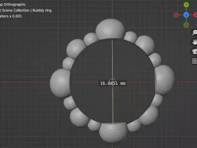 Gold ring Free Womens Mens Unisex band STL OBJ resin print Free 3D print model