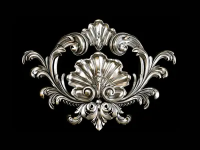 Classic carved 064 3D model