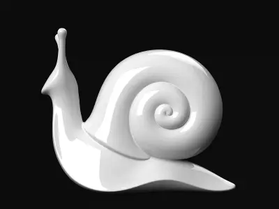 Snail 3D print model