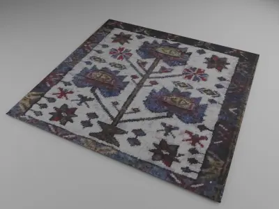 Handmade Squab Model Low-poly 3D model