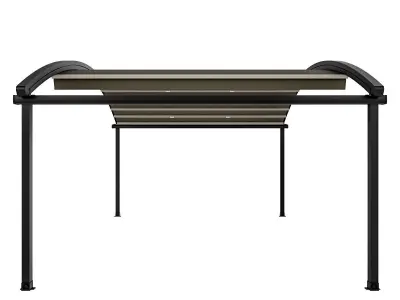 Motorized Pergola 4 oil rubbed bronze 3D model