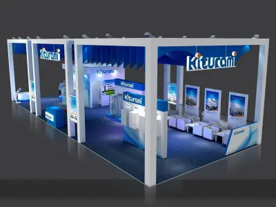 Booth - Area - 18X7-3DMAX2012-010 3D model