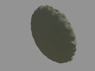 Round Cushion Pillow  3D model