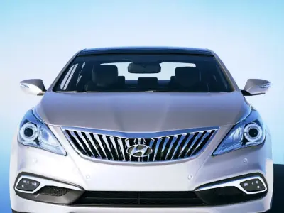 Hyundai Azera 2019 Low-poly 3D model