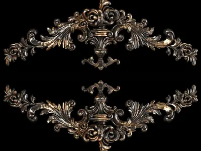 Classic carved 030 3D model