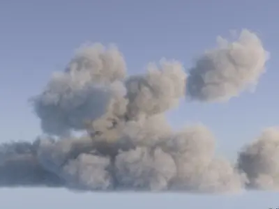 Realistic 3D Clouds - Voxels - VDB Cache Data 3D model