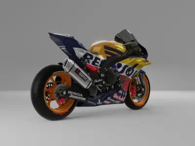 Superbike Honda CBR 1000 RR-R MY 2024  3D model