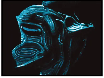 Anstrasza alien head 3D model