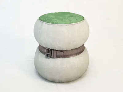 DIESEL Chubby Chic pouf S by Moroso Free 3D model