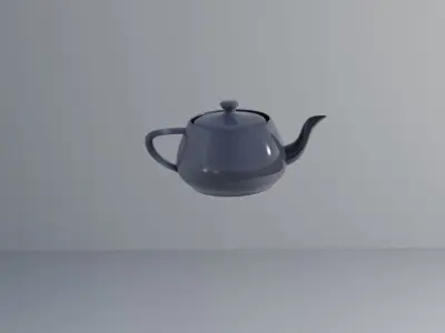 Brown Coloured Wooden Table Low-poly 3D model