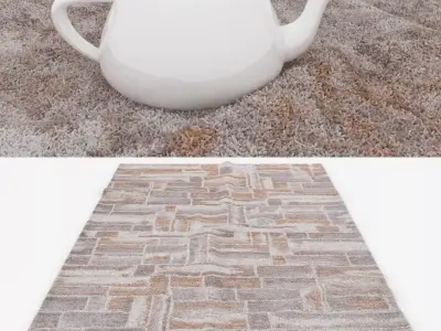 Rugs No 1051 Low-poly 3D model