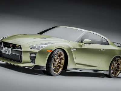 Nissan GTR R35 T-Spec 2022 3D model