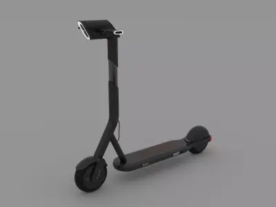 Scooter  V2 Low-poly 3D model