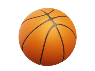 Basketball 3D model 6