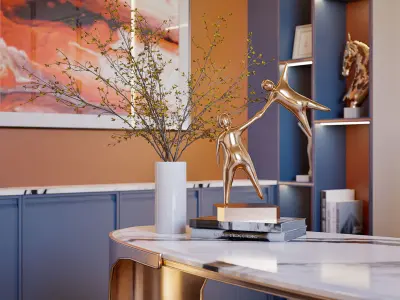 Contemporay Luxury Office 3D model
