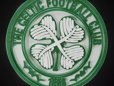 The Celtic FC logo - Cinematic - 3D print 3D model