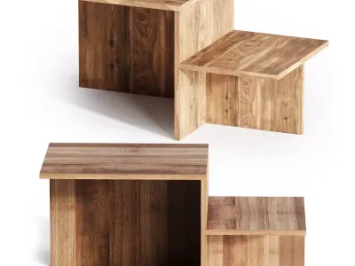 Table set 24 3D model