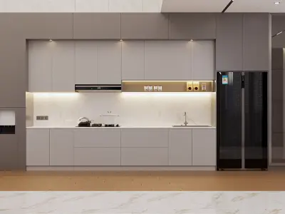 Interior Scene Apartment for 3dsmax 2022 and Corona Renderer 3D model