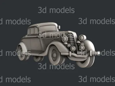3d STL models for CNC router car 3D model