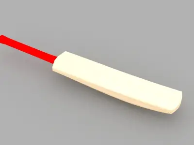 Cricket Bat 3D model