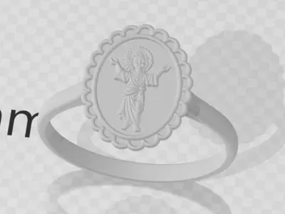 ANILLO DIVINO NINO 3D print model