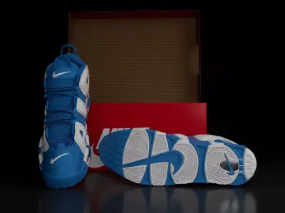 Nike Air More Uptempo 96 PRM 3D model